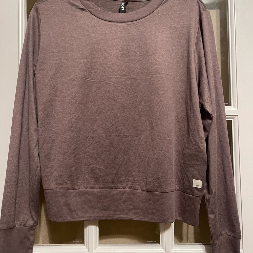 Vuori Mauve Crew Neck Sweater